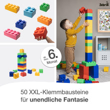 Lade das Bild in den Galerie-Viewer, MIETE Zebrix XXL Klemmbausteine
